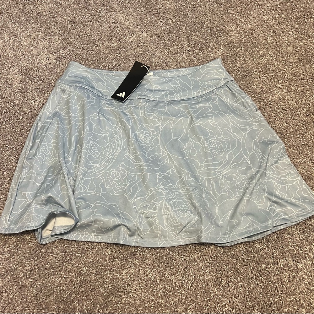 Adidas Blue Floral A-Line Women’s Skirt